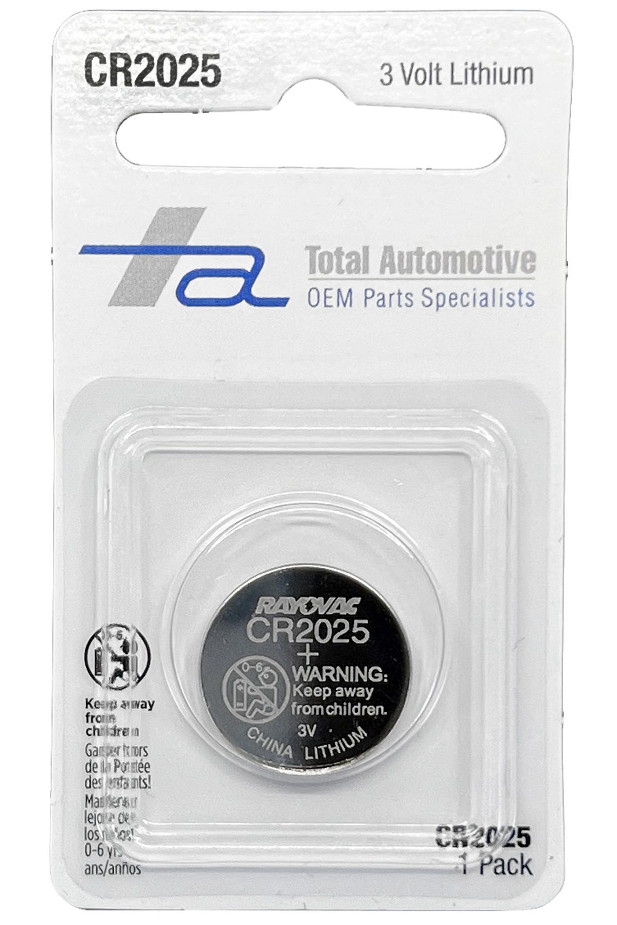 SHOP SUPPLIES Total Automotive Lithium 3V Keyless Remote Battery (2025) Total Automotive